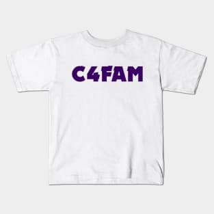 C4FAM purple Logo Kids T-Shirt